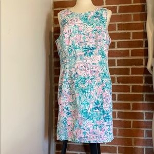 Lilly Pulitzer stretch shift Colorful Camelflage